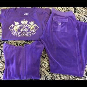 Juicy Couture Track Suit. 3 pieces-EUC!Size XL/L